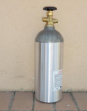 5 lb_ Aluminum CO2 Cylinder with CGA 320 Valve